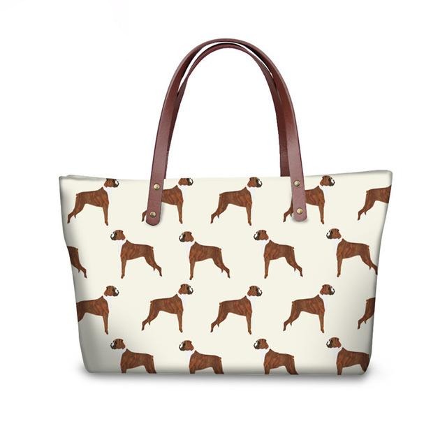 Boxer Dog Shopper Bag