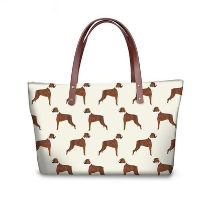 Boxer Dog Shopper Bag