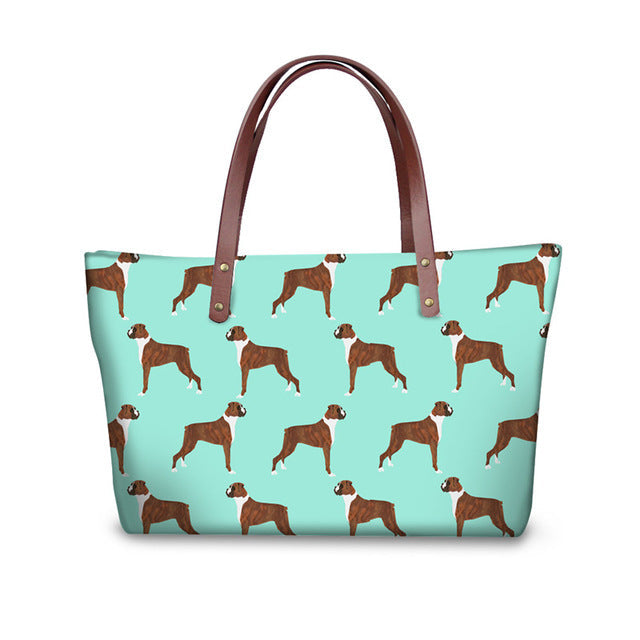 Boxer Dog Shopper Bag