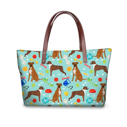 Boxer Dog Shopper Bag