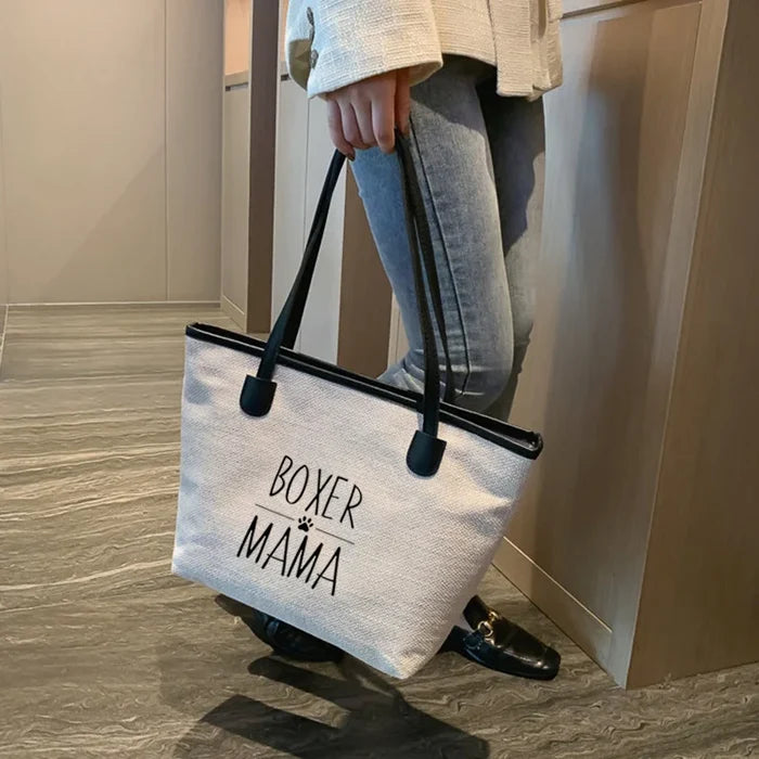 Boxer Mama Tote Bag