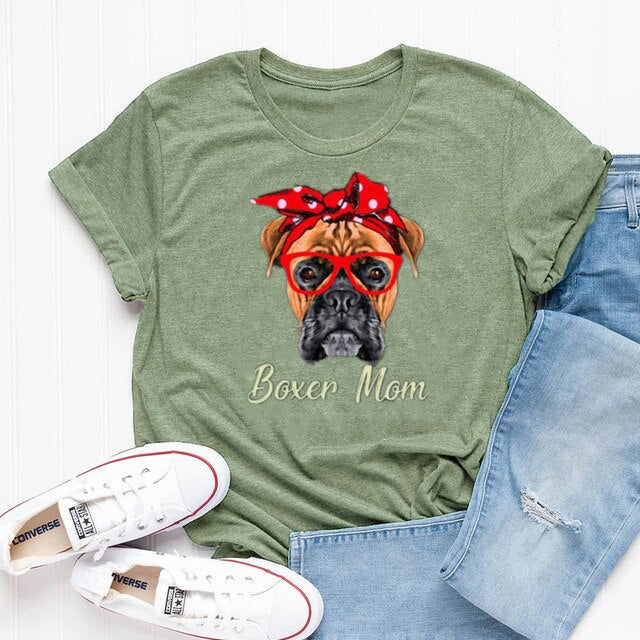 Boxer Mom T-Shirt
