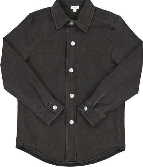 Boy Collar Denim Shirt