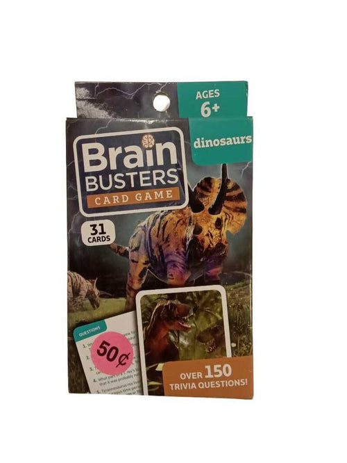 Brain Busters Card Game Dinosaurs