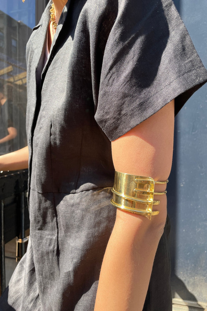 Bhoomki Bisjoux Upper Arm Brass Cuff