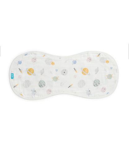 Burp Cloth 2 Pack Muslin Blush Rocket