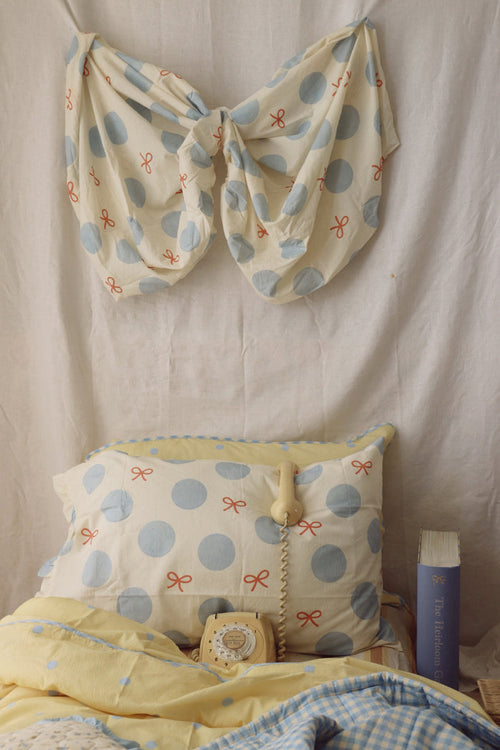 Butter Dot Duvet Cover Set
