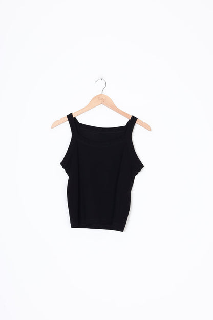 Caitlin Crisp Womens Black Top Size 12