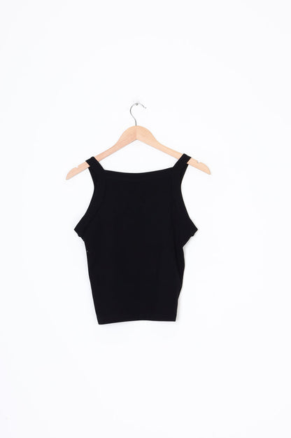 Caitlin Crisp Womens Black Top Size 12