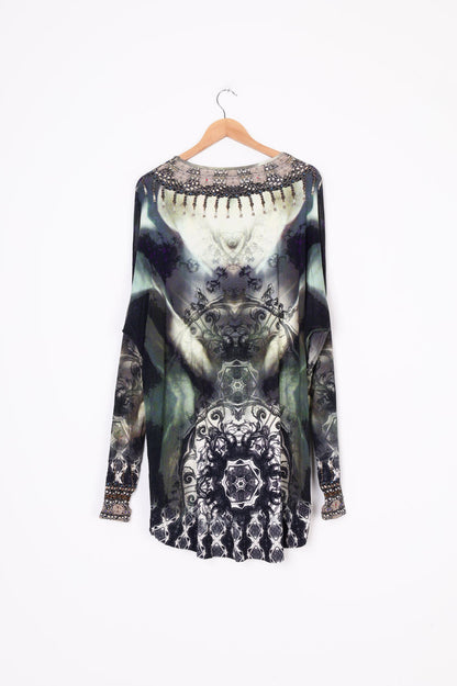 Camilla Womens Grey Top Size L
