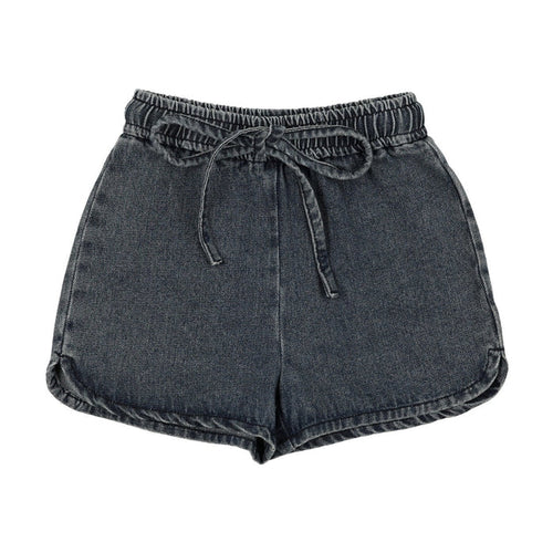 Campy Denim Track Shorts