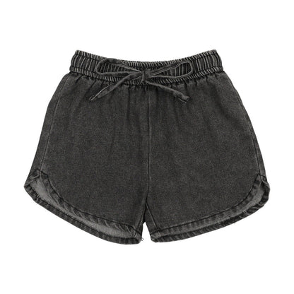 Campy Denim Track Shorts