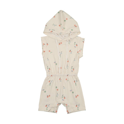 Campy Hooded Shorts Romper