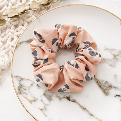 Cartoon animal dog large intestine circle