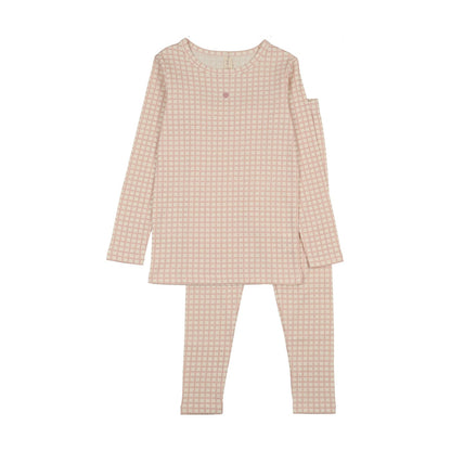 Checkered Dreams Long Sleeve Pajamas
