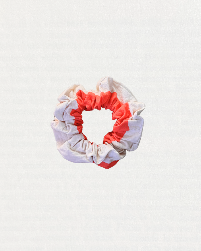Cherry Stripe Scrunchie