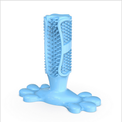 Chewy dog toothbrush toy