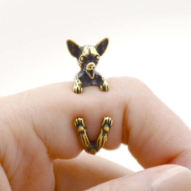 Chihuahua Hug Ring