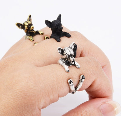 Chihuahua Hug Ring
