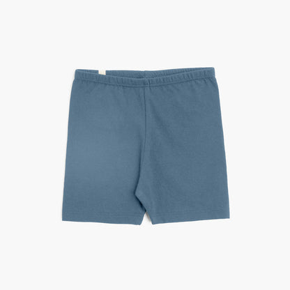 Cloud Bike Short - 100% GOTS-Certified Organic Cotton Shorts - River - Made in Canada - Toddlers Kids and Teens - mini mioche