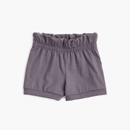 Cloud Paperbag Shorts - Shorts - Vintage Plum - 0-3 months - mini mioche