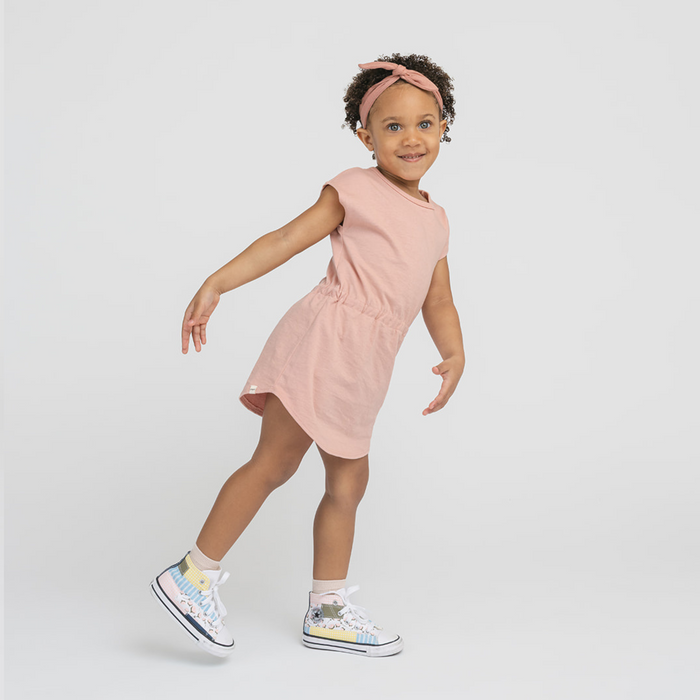Cloud Scoop Dress - Dresses - Blush - 1/2 years - mini mioche