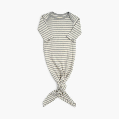 Heather Grey Stripe / 0-5 months