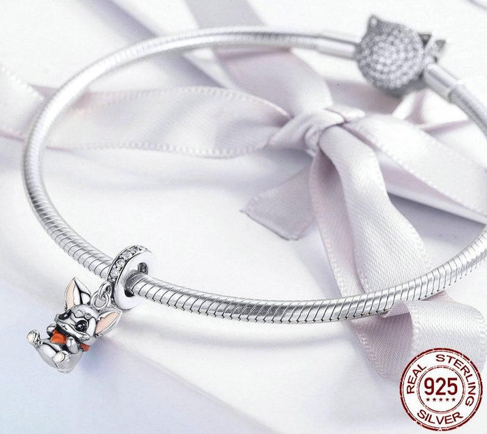 Coco Chihuahua 925 Sterling Silver Charm-charm-Ploocy-Ploocy