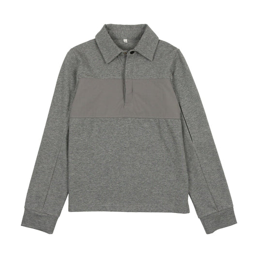 Contrast Fabric Polo
