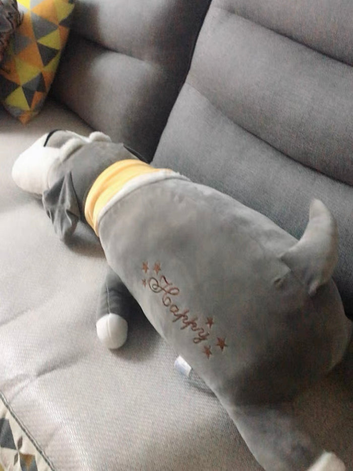 Cory Schnauzer Stuffed Animal Pillow