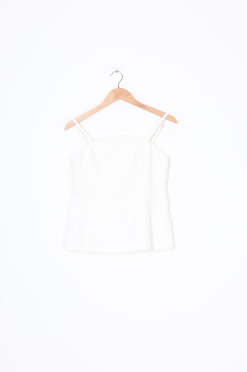 Cos Womens White Top Size 38