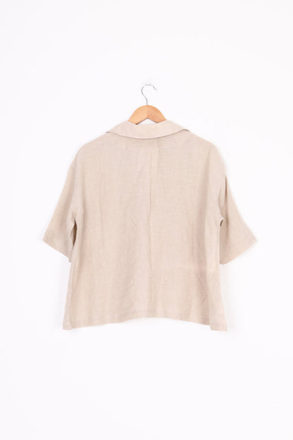 Country Road Womens Beige Top Size 6