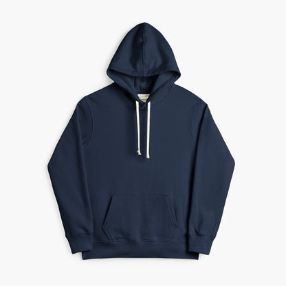 Organic Cotton Men and Women French Terry Hoodie Sweatshirt - Cozy Hoodie - Navy - Hoodies Made in Canada - mini mioche