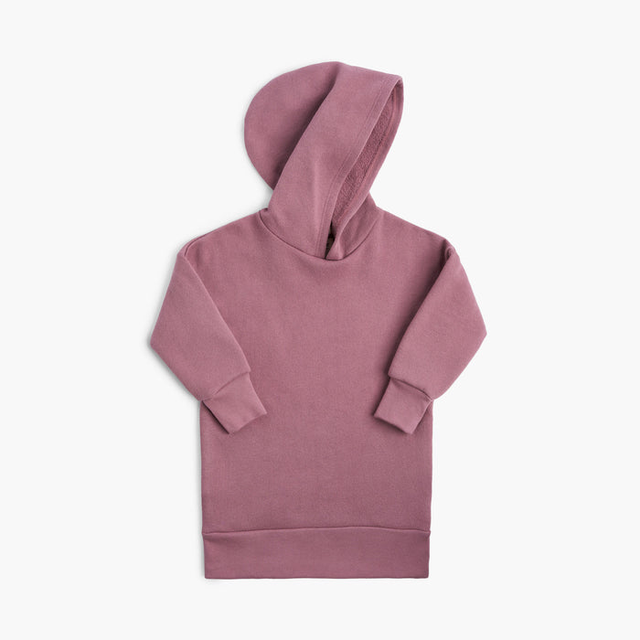 Cozy Hoodie Dress - Dress - Boysenberry - 1/2 years - mini mioche