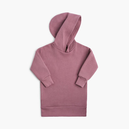 Cozy Hoodie Dress - Dress - Boysenberry - 1/2 years - mini mioche
