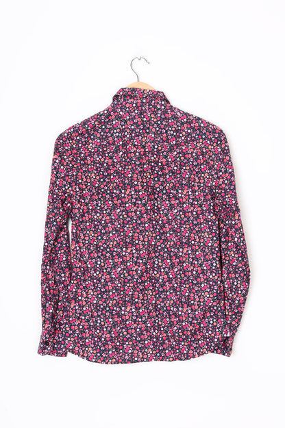 Crew Clothing Co Womens Blue Shirt Size 10