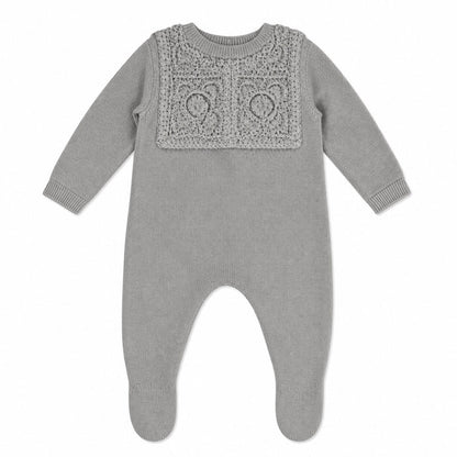 Crochet Knit Collar Footie
