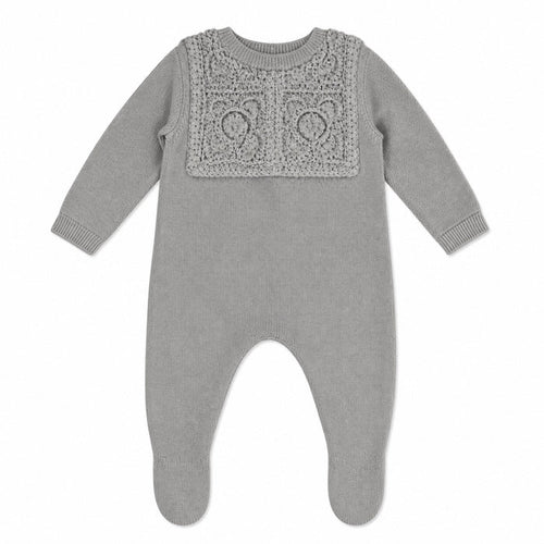 Crochet Knit Collar Footie