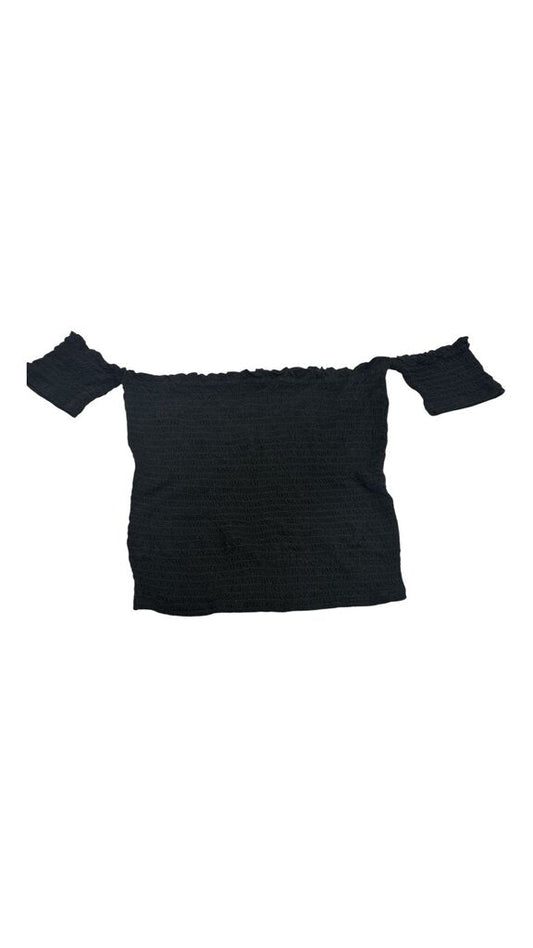 Crop top with sleeves