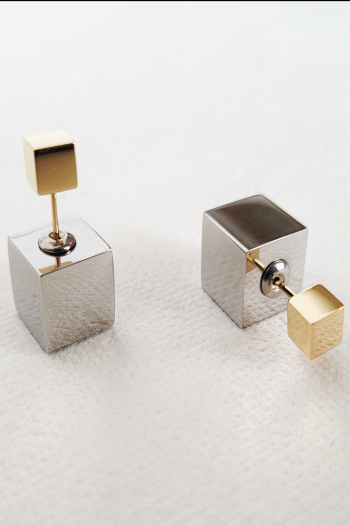 Cubic Stud Earrings