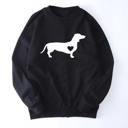 Dachshund Heart Sweatshirt