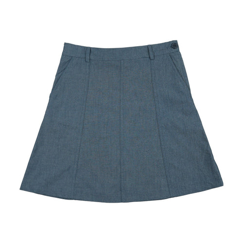 Denim Patch Skirt