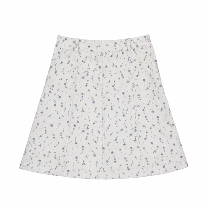 Denim Patch Skirt