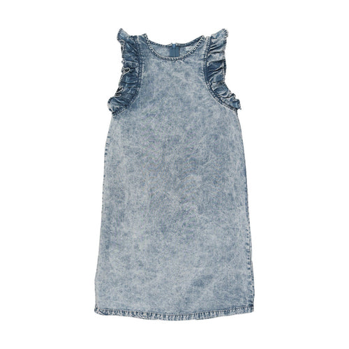 Denim Tencel Flutter Sleeve Dress *see note