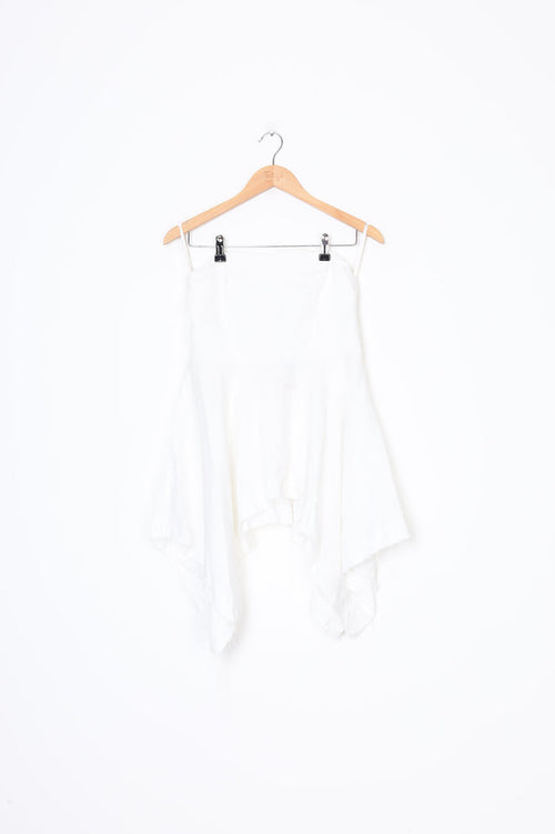 Dissh Womens White Top Size 10
