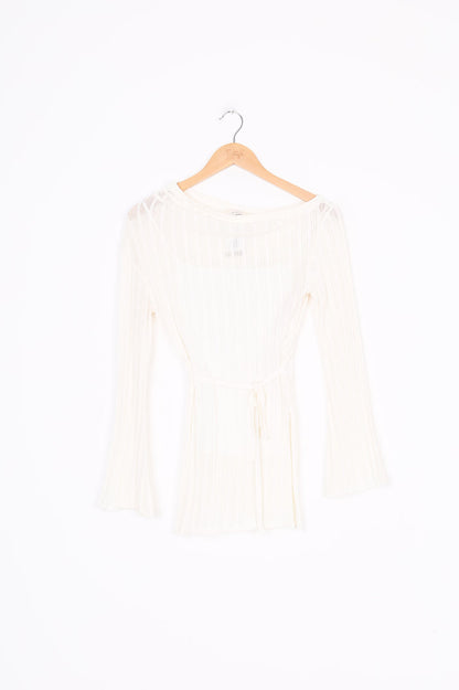 Dissh Womens White Top Size XS