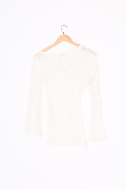 Dissh Womens White Top Size XS