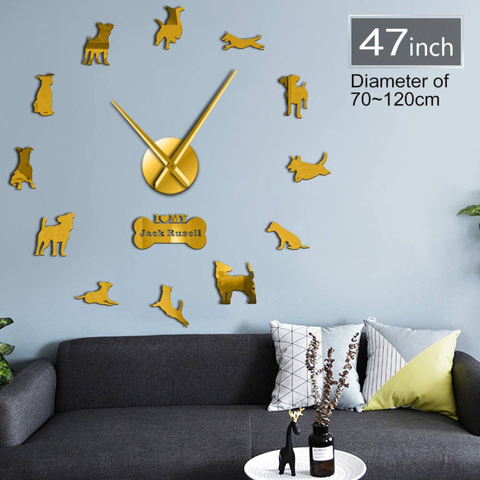 DIY Jack Russell Wall Clock