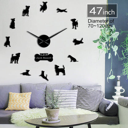 DIY Jack Russell Wall Clock