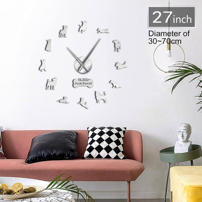 DIY Jack Russell Wall Clock